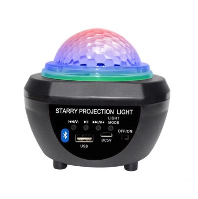 China 3D 7 Colors Romantic Starry Night Light Child BT USB Music Player Starlight Projector Sky Flashing Projection Lamp for Kids Gift for sale