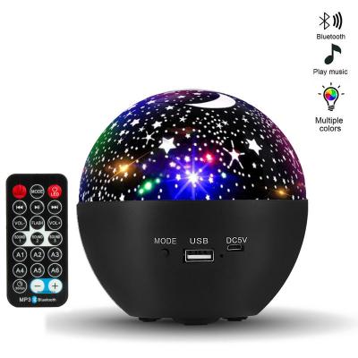 China Biumart 3D 7 Colors Drop Shipping Biumart Laser LED Sky Flashing Remote Starry Spotlight Music Blind Spotlight Night Star Light for Baby Kid for sale