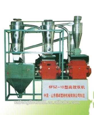 China Finished flour for human consumption and by-products for animal feed small scale wheat flour milling machine, mini flour mill for sale