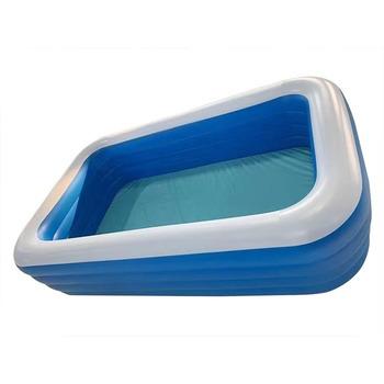 China Summer Adult Durable Inflatable Kids PVC Family Swimming Pool 210cm Rectangular Play Pool for sale