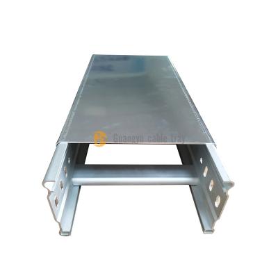 China Guangyu Aluminum Lid Ladder Type Telecom Alloy Support SystemStandard Cable Aluminum Ubill for sale