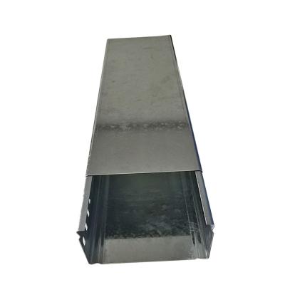 China Guangyu Steel Cable Trunking Straight Galvanized Steel Cable Tray 200x100mm With Cover Price List for sale