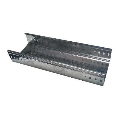 China Guangyu 200x100mm Steel Cable Trunking Straight Galvanized Steel Cable Tray for sale