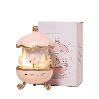 China Decoraion Multi Functional Music Romantic 3D Sky Bedroom Star Projector Night Light Rotating Starry Lamp for Kids and Gifts for sale