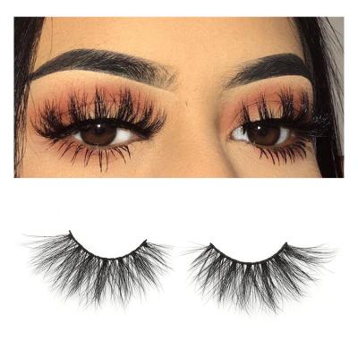 China Makeup Private Label 5d Mink Reusable Soft Lashes Natural Handmade Wholesale Natural Fluffy Dramatic Lashes 25mm 100% Real Long Strip for sale