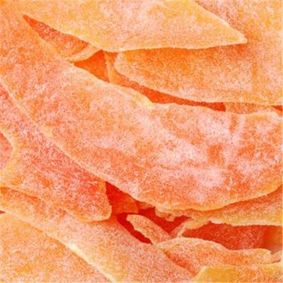 China High Quality Chinese Freeze Sugar Dry Soft Rock Slice Dried Papaya Fruit For Leisure Snacks for sale