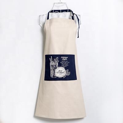 China Other Customize Cheap Cute Fancy Cotton Denim Apron Mother Daughter Handmade Cooking For Cafe for sale