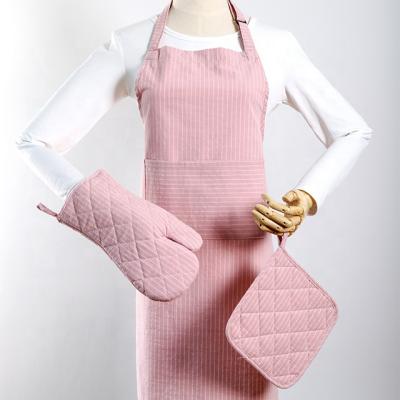 China Other Adjustable Pinafore Apron Cotton Washable Kitchen Cooking Apron Cooking For Women for sale