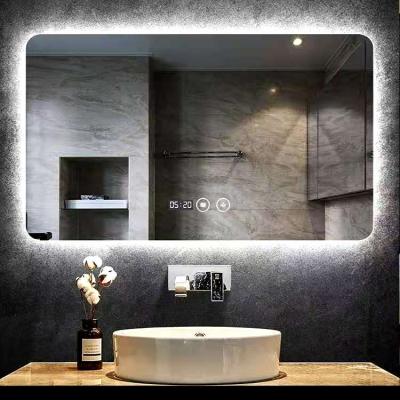 China European Modern Hotel Dressing Table Mirror Bathroom Cabinet Furniture Style Wooden Mirror Cabinet Bathroom With Light for sale