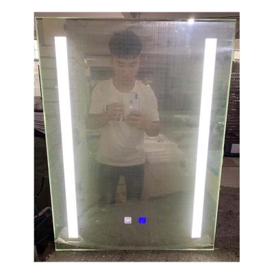 China Custom Size Modern Waterproof Led Light Medicine Cabinet Stainless Steel Bathroom Mirror Cabinet MDF for sale