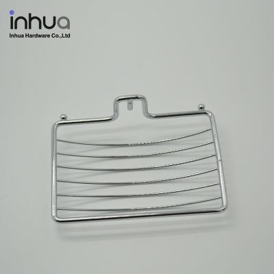 China Modern Bathroom Soap Box Punctureless Sticks To The Wall Traceless Drain Wall Mounted Holder for sale