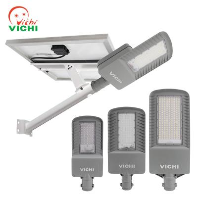 China Roads Vichi 120w ip65 municipal waterproof street light with integrated solar panel solar street lights for sale