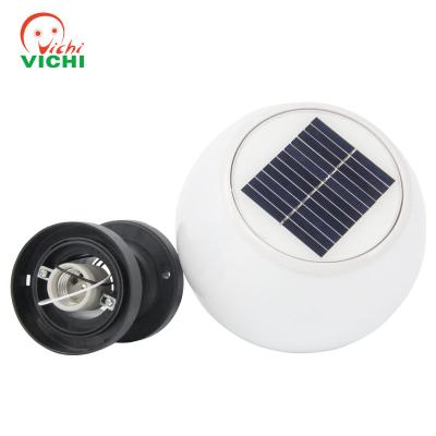 China Outdoor Garden Vichi Pillar Light Lamp Post Lighting Waterproof Solar Garden Pillar Lamp Pillar For Street Light for sale