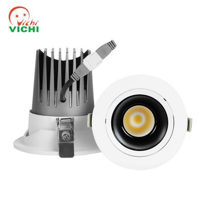 China Modern Vichi recessed spot light aluminum die casting mini PC IP20 40v magneticled wall recessed spot light for sale