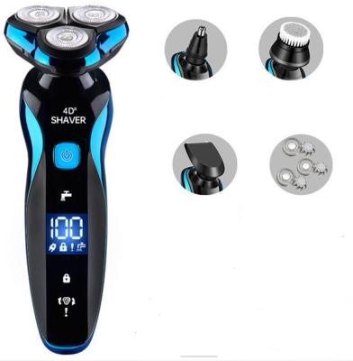 China MENGLI 4D Rotary Triple Blade Three-Blade Professional Shaver With Super Battery Life Manufacturer Design for sale