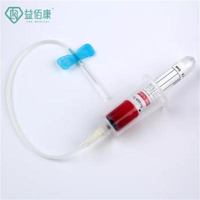 China Blutprobe-Grün-Schmetterlings-Nadel-Schmetterlings-geflügelte Infusion stellte 21g ein zu verkaufen