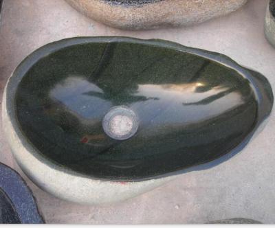 China Modern high quality natural river stone sink, bathroom sink, marble sink for sale