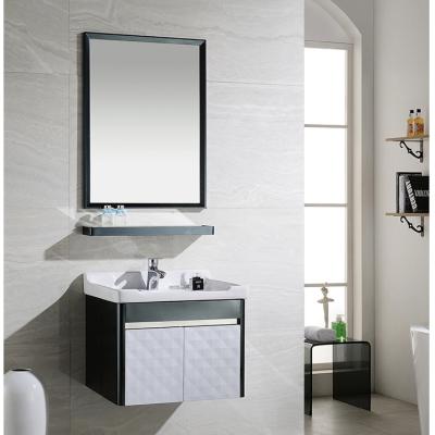 China modern cheap modern stainless steel bathroom vanity cabinet for sale