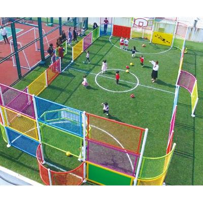 China Customized high quality kids sports soccer safe cage with barrier/kids sports playground/kids soccer field for sale