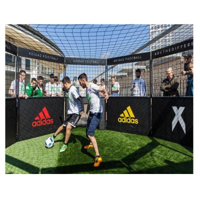 China Customized Easy Install Portable Assemble Sports Pitch Football Cage Mini Soccer Pitch for sale