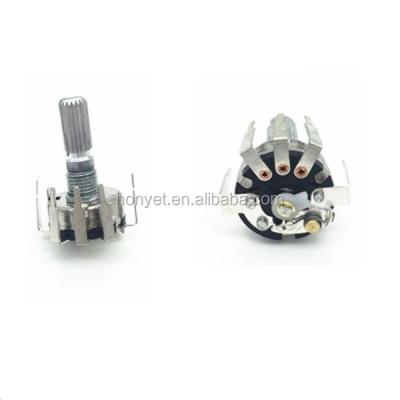 China 17mm rotary potentiometer for volume control with switch RV17114NS-KQ20 for sale