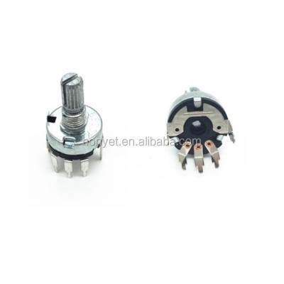 China B100K 17mm Carbon Film Rotary Potentiometer RV17112NO-KQ15 for sale