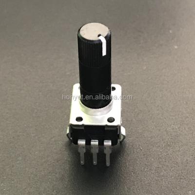 China Machine Made Rotary Marker Shaft 9mm Potentiometer RV9022NO White Line 25mm PA for sale