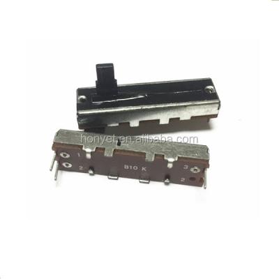 China 20mm 30mm 45mm 60mm 100mm Travel Slide Attenuator Potentiometer RA2031 B10K for sale