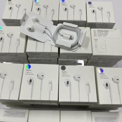 China Original In-Ear Quality Light Handsfree In-Ear ning Cable In Ear Cable Earphone Earbuds Pods For APPL iphone 13 12 7 8 Headphones for sale