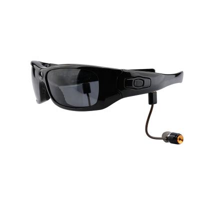 China Sports Sunglasses Full HD Digital Blue Eyewear Hidden Tooth Video Camera Sunglasses 1080P From Factory for sale