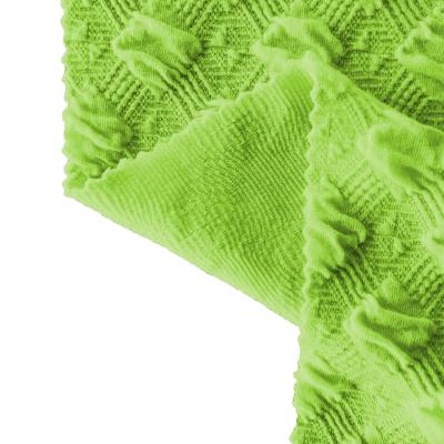 China 2022 fashion clothes waterproof knit 99% polyester fabric for green green dress for sale