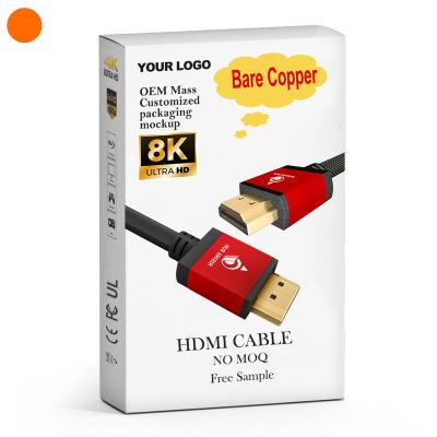 China COMPUTER Certified Cord 48Gbps 1m 1.5m 1.8m 2m 3m 5m 8K 60Hz 4K 120Hz HDMI Ultra High Speed ​​HDMI 8k 2.1 supports all HDMI 2.1 features for sale