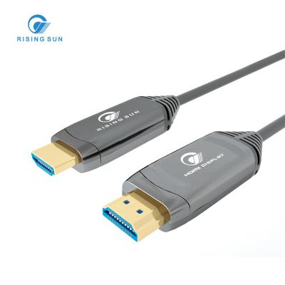 China COMPUTER RISING SUN Manufacturers Rate Ultra Long Cable Per Meter HDMI A To 2.0v Active Fiber Optic Cable for sale