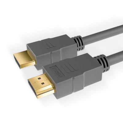 China Black High Speed ​​Custom OEM 3D 4K Braided PVC Mount 1m Male To Male HDMI V1.4 Cable Connect Computer TV Box For Home for sale