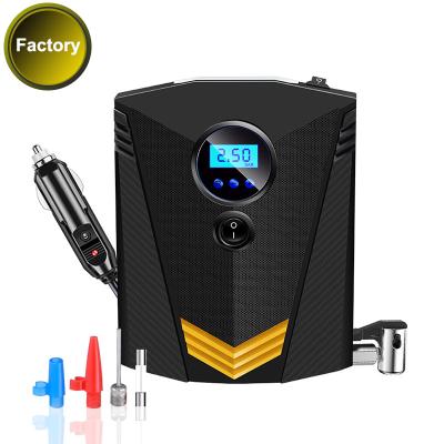 China Car/Bicycle/Motorcycle Tire Inflate Liuyang3634 Attached Small DC12V Portable Digital Car Tire Inflator Compressor Inflators Handheld Car Compressor for sale