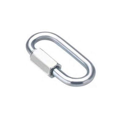 China Heavy Industry Factory Wholesale Stainless Steel Quick Link With Screw Galvanized Steel Screw Metal Snap Hook for sale