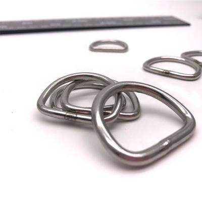 China Cannot be opened after Heavy Duty Metal Welded 316 D Ring Used BT-900 6*40mm Latest Arrival Hardware Stainless Steel Rigging for sale