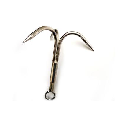 China New BT-2468 Safety Stainless Steel Three Prong Automatic Tool Folding Grapple Hook for sale