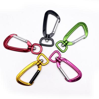 China Retail Industry Dog Leash Carabiner Spring Hook Swivel 7075 BT-A1305TN Aluminum Outdoor Sports Workload Large 4KN Carabiner for sale