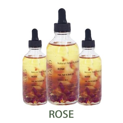 China 100% Pure Natural Organic Body Rose Muti-Used Oil For Sale Aromatherapy Skin Care Revitalizer Rose Oil Massage Oil Skin Revitalizer for sale