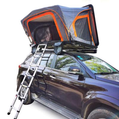 China Outdoor Travel Hiking New Design Aluminum Roof Camping Top Tent For Car Hard Shell Outdoor Camping Selfdriving Tour for sale