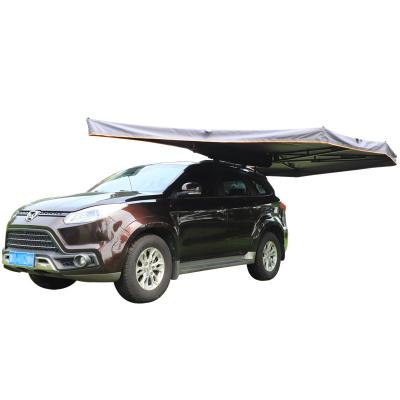 China Outdoor Travel Raising Free Standing Car Top Tent Side Car Camper Van Rooftop Tent Camping Top Exit for sale