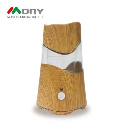 China Color Changing Wooden LED Aroma Light Ultrasonic Perfume Wooden Vaporizador Diffuser With LED Light for sale