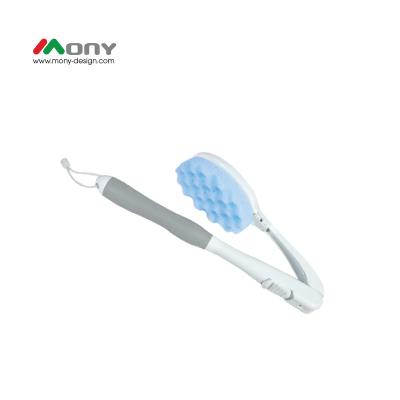 China Professional Body Care Cleaner Back Body Exfoliating Foldable Cleaner Brush for sale