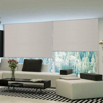 China Anti-bacteria / Fireproof Blind Window Maker Blackout Motorized Blind Motor Battery Blind Window Shades for sale