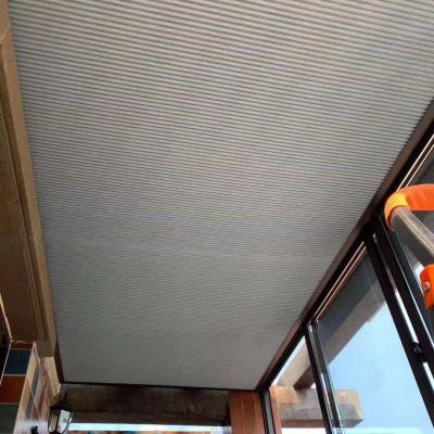 China Sunlight Blocking / Decorative Sunroom Sunshade Ceiling Skylight Curtains Can Be Customized Indoor Polyester Honeycomb Shades for sale