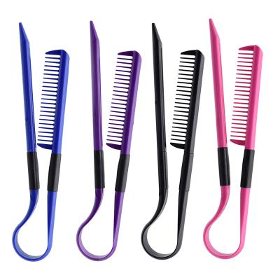 China Salon Fashion Hair Comb Straightener Haircut Hairstyle Styling Tool for sale