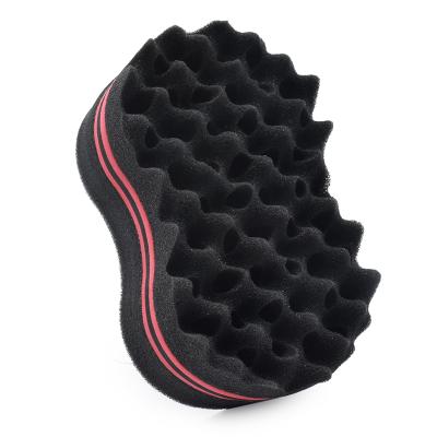 China Cornrows Deep Clean Dreadlocks Sponge Brush Hair Twist Curl Double Side Oval Cornrows Deep Clean for sale