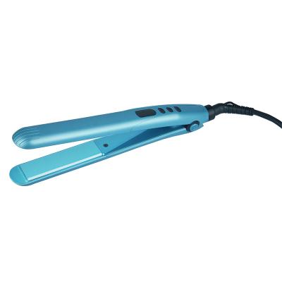 China Best Professional Salon Flat Flat Iron LED Temperature Display Wide Steam Hair Straightener for sale