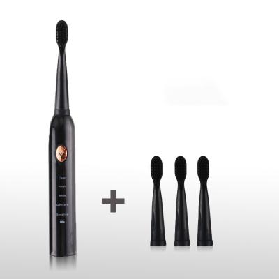 China Hotel Household Adult USB Waterproof Sonic Smart Travel Electric Toothbrush with Replacement Head for sale